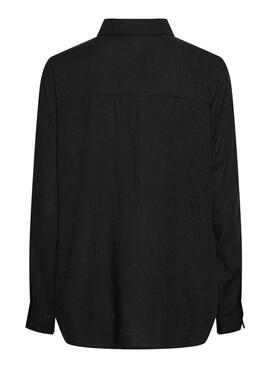 Chemise Pieces Pia noire pour femme