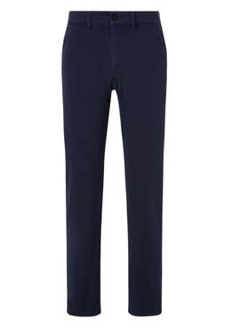 Pantalon chino Le Poulpe bleu marine pour homme.