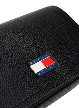 Sac à main Tommy jeans Must Flap noir pour femme
