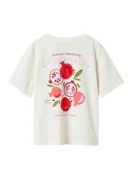 T-shirt Name It Kassandra beige pour fille