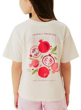 T-shirt Name It Kassandra beige pour fille