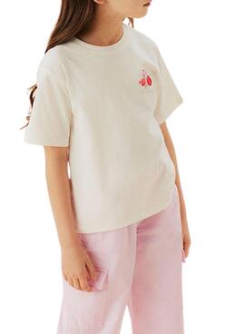 T-shirt Name It Kassandra beige pour fille