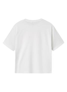 T-shirt Name It Leroy blanc pour garçon