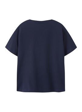 T-shirt Name t Kingston bleu marine pour garçon