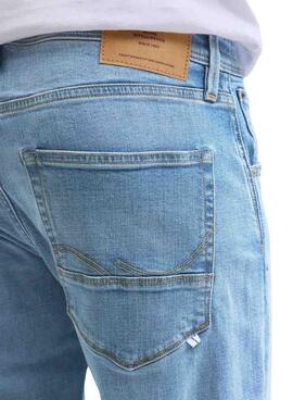 Pantalon en jean Jack and Jones Mike clair pour homme.