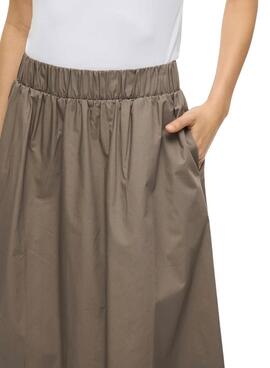 Jupe Vila Sophie en beige pour femme