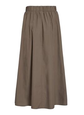 Jupe Vila Sophie en beige pour femme