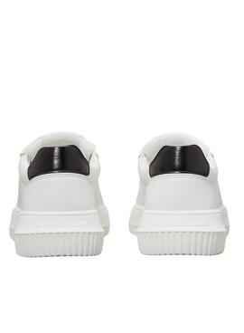 Sneakers Calvin Klein Jeans Classic Cupsole blanc pour femme.