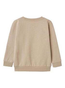 Sweatshirt Name It beige pour fille et garçon