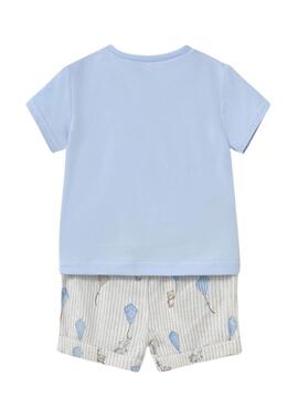 Ensemble Mayoral short bleu pour garçon.