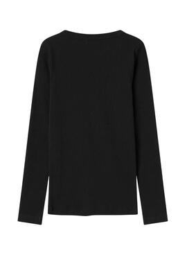 T-shirt Name It Nakal noir pour fille