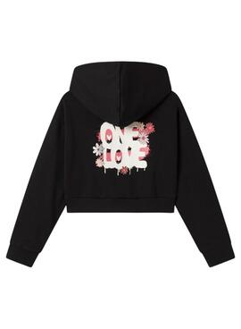 Sweatshirt Name It Kory noir pour fille