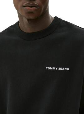  Sweatshirt  Tommy Jeans Varsity noir pour femme