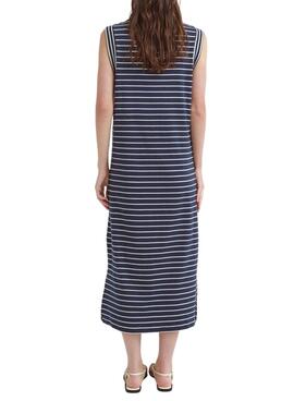 Robe à rayures marine Vila Viveriana pour femme