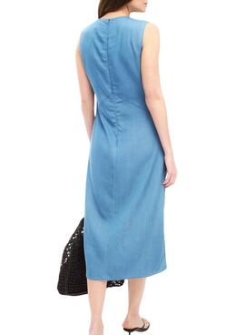 Robe en jean midi Vila Vibista pour femme