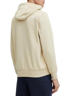 Sweat à capuche beige pour homme The North Face Easy Hoodie