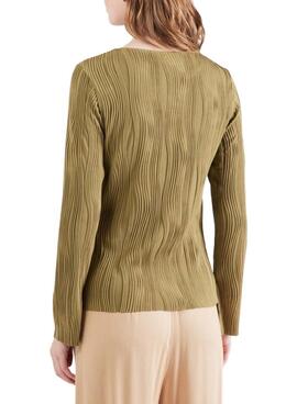 Top Vila Vinira vert pour femme
