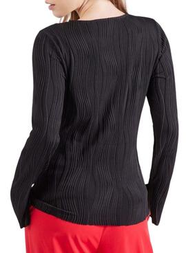 Top Vila Vinira noir pour femme