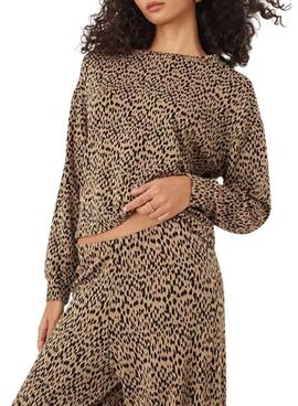 Chemisier Vila Nerea marron pour femme