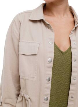 Veste Vila Tilo beige pour femme