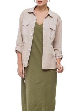 Veste Vila Tilo beige pour femme