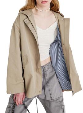 Veste beige Only Lisa pour femme