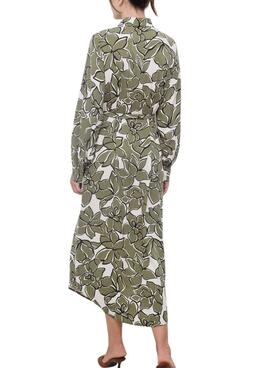 Robe Vila Mara verte pour femme