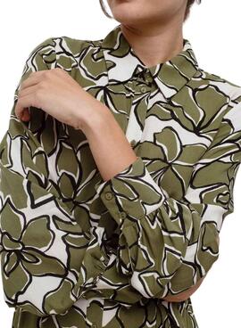 Robe Vila Mara verte pour femme