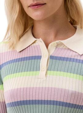 Polo Only Karol beige pour femme