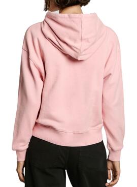 Sweat-shirt Pepe Jeans Maddy rose pour femme