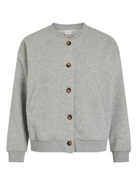 Bomber Vila Vimarin gris pour femme