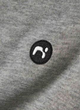 Sweat à capuche Name It Vimo gris pour garçon