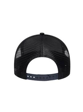Casquette New Era Patch 9Forty Trucker noire pour homme