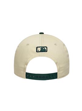 Casquette New Era Oakland Athletics beige et vert