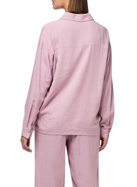 Chemise Pieces Pia rose pour femme
