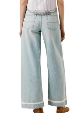 Jeans Pepe Jeans Wide Trun Up pour femme