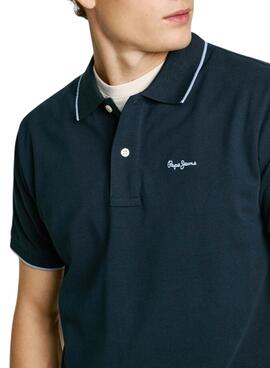 Polo Pepe Jeans Hans bleu marine pour homme