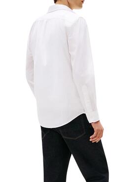 Chemise Tommy Hilfiger Core Flex blanche pour homme