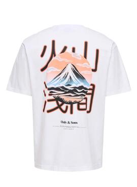 Maillot blanc pour homme Only and Sons Tristan