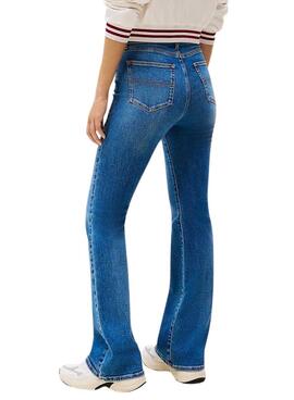 Jean Tommy Jeans Sylvia à évasement pour femme
