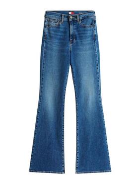 Jean Tommy Jeans Sylvia à évasement pour femme