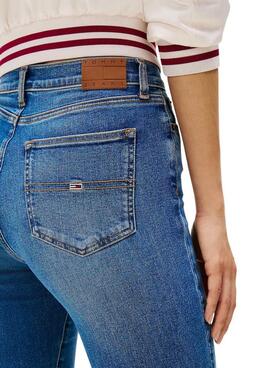 Jean Tommy Jeans Sylvia à évasement pour femme