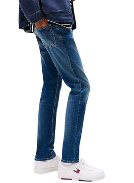 Jean Tommy Jeans Scanton en toile de denim moyen pour homme