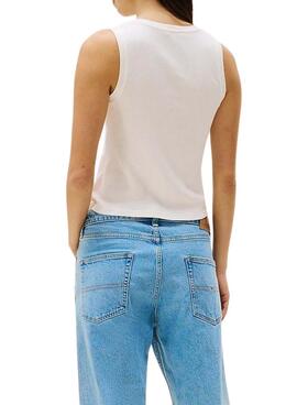 Débardeur blanc pour femme Tommy Jeans Tank