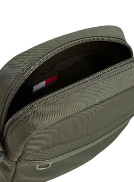 Sac en bandoulière Tommy Jeans Essential vert pour homme