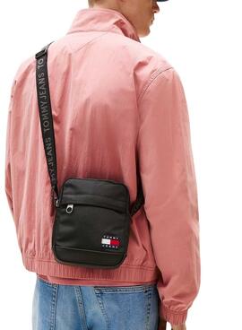 Sac à bandoulière Tommy Jeans Essential noir pour homme