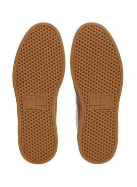 Baskets Tommy Jeans The Greenwich Platform blanc et lilas pour femme