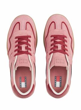 Chaussures Tommy Jeans Greenwich framboise pour femme