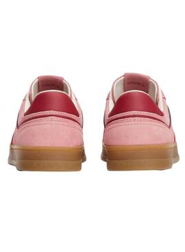 Chaussures Tommy Jeans Greenwich framboise pour femme