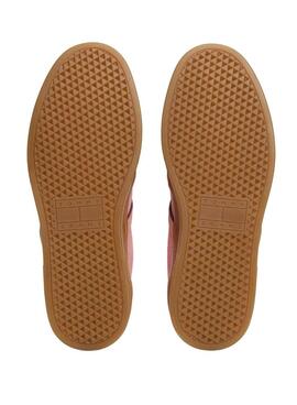 Chaussures Tommy Jeans Greenwich framboise pour femme